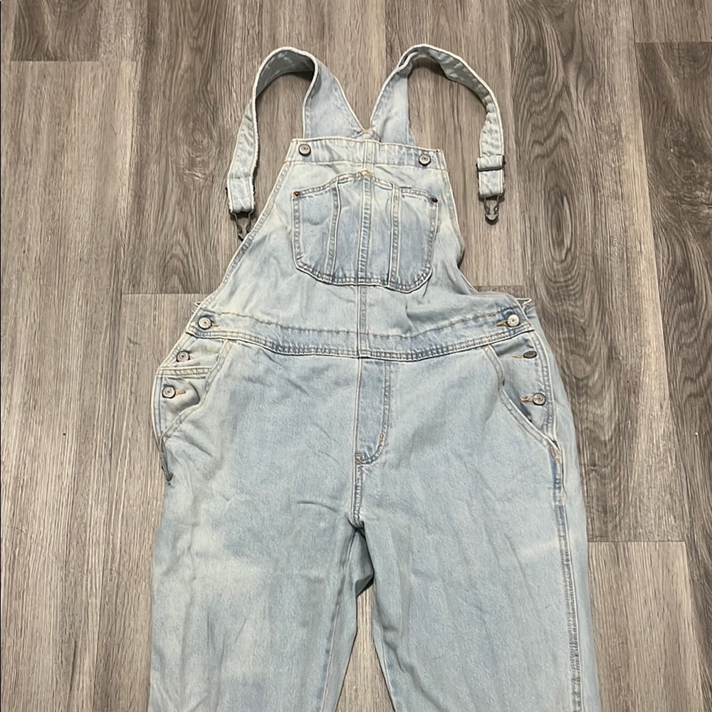 Old Navy Light Blue Denim Overalls